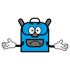 Bag Cartoon character facial expression icon