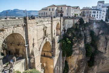 Medieval and monmental town of Ronda, Malaga, Andalusia, Spain