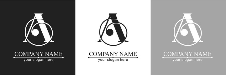 Letter logo or monogram. For your business. Vector sign.
