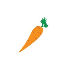 carrot logo icon vector illustration design