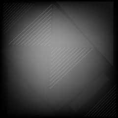 Geometric black shiny background, striped texture, business style.