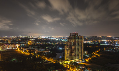 Fototapeta na wymiar Pattaya City Thailand Sky View