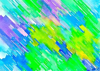 Fototapeta premium Watercolor paper background. Abstract Painted Illustration. Brush stroked painting.