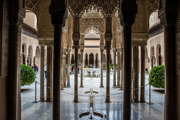 Fototapeta premium Granada city, Monument of the Alhambra, Andalusia, Spain