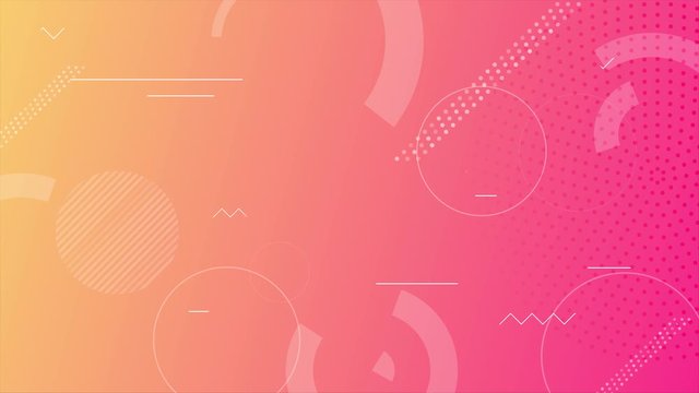 Looped seamless motion design background footage for apps, presentations, gj show, wallpapers