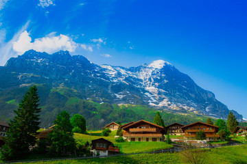 Alps in the spring, Switzerland