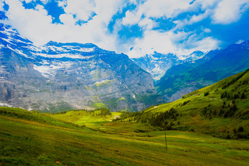 Alps in the spring, Switzerland