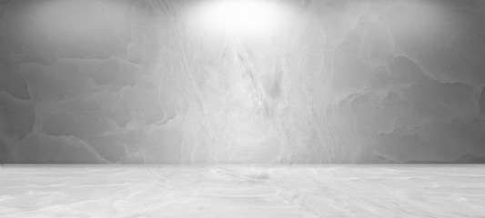 White marble flooring for interior decoration, used as studio background wall to display your products..