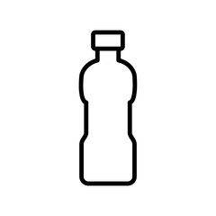bottle water icon collection, trendy style