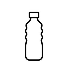 bottle water icon collection, trendy style