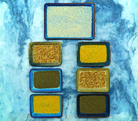 Various kinds of grains(Sticky rice,millet,sticky sorghum)