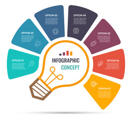 Vector infographic template