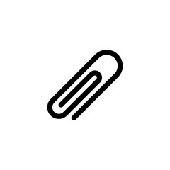 Obraz premium paper clip icon vector template