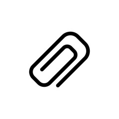 paper clip icon vector template