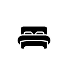Vector illustration, bed icon design
