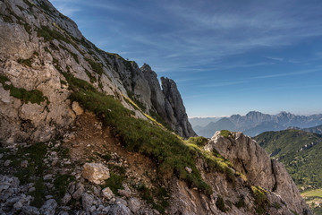 Am Gartnerkofel in Kärnten
