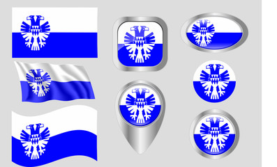 Flag of Arnhem, Netherlands