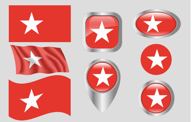 Flag of Maastricht, Netherlands