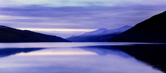 mountains and lake