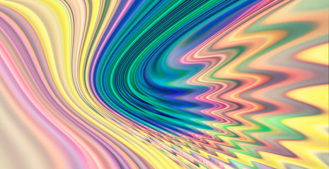 Abstract geometric graphic design gradient waves