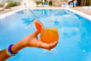 nice cocktail to enjoy by the pool