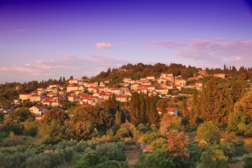 Zrnovo village in Croatia