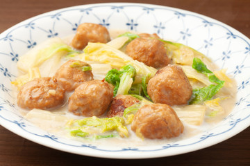 白材のクリーム煮