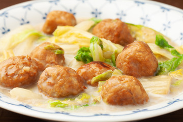 白材のクリーム煮