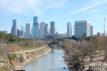 Espectacular vista a la cuidad de Houston