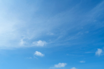 Blue sky with cloud bright at. Border, Thailand - Malaysia