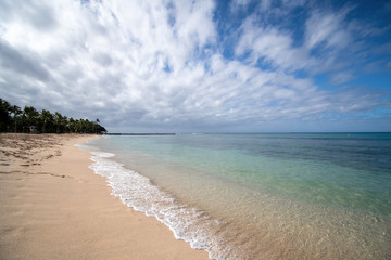 Fototapeta na wymiar Ala Moana beach in Oahu Hawaii