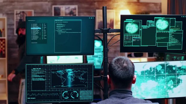 Organised team of cyber criminals talking about their security
