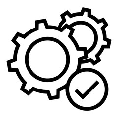 Cogwheel and development icon. Gears, configuration sign. Teamwork illustration for modern business concepts.