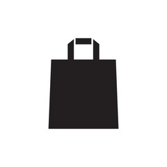 shopping bag icon in trendy flat style 