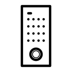 Remote control icon. Tv remote, air conditioner controller icon.