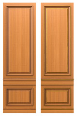 Classic wood panel 900mm wood with veneer and gold elements
