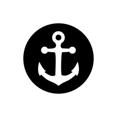 anchor icon vector design symbol