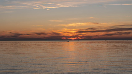 Naklejka premium Tramonto sul mare - Grado GO