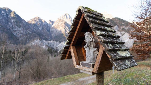 Cristo nel sgabiotto - Andreis PN