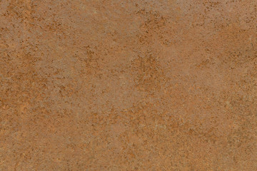Surface of an old completely rusty metal sheet