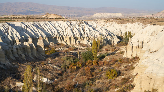 Landscape of the love valley in Cappadocia, Central Anatolia,Turkey.