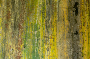 Full frame green and yellow vintage or grunge background