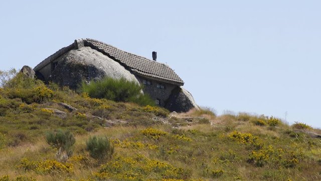Casa do Penedo Boulder House in Fafe, Portugal
