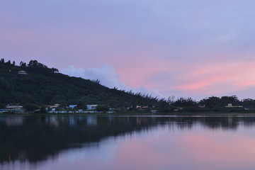 Fototapeta na wymiar Pink sunset