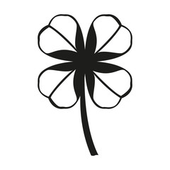 Isolated clover icon