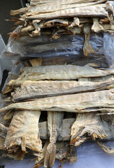 dried headless stockfish dried in the sun for sale
