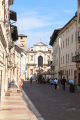 Fototapeta na wymiar Church Chiesa di San Francesco Saverio in Trento, Italy