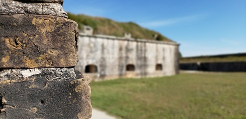 Fototapeta na wymiar ruins of old fort