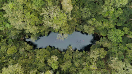 Mysterious Lagoon in Bonito state of Mato Grosso