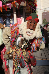 Moscow Maslenitsa Festival 2020. Traditional national celebration in russian folk style. Slavic...